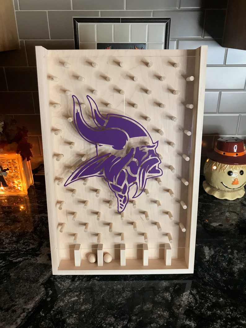 NFL Football team tabletop Plinko board / Drinko game Etsy
