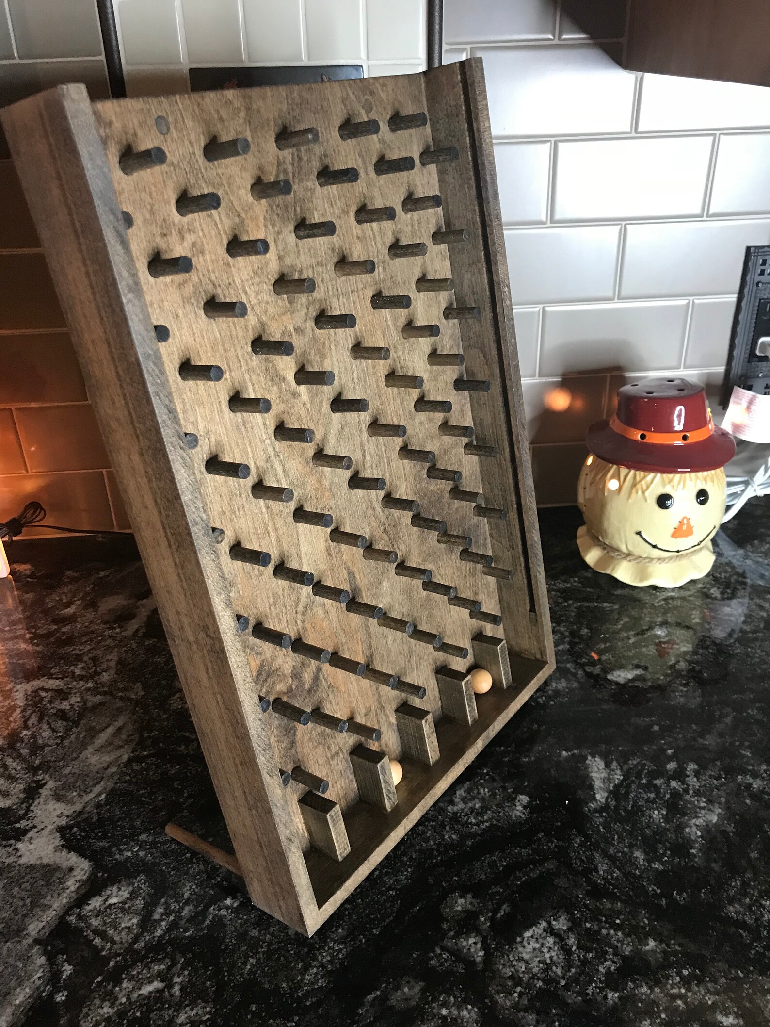 Tabletop custom Plinko game board promote your business Etsy