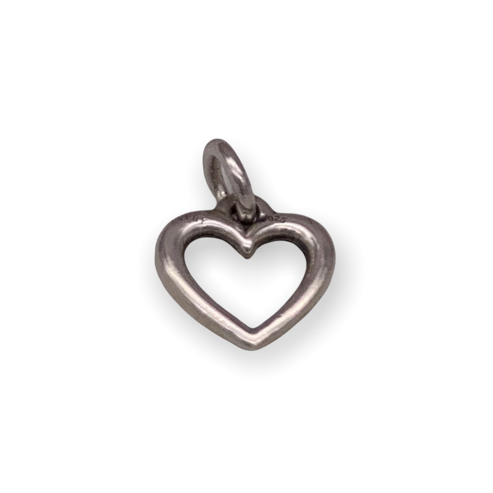 James avery open heart charm sale