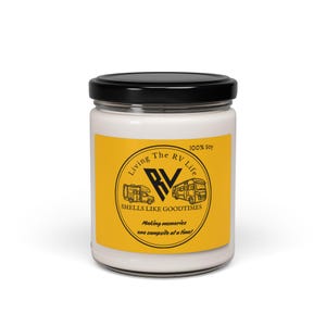 RV Candle,Scented Soy Candle, RV Adventure Aroma, Cozy rv Decor, Gift for RV Lovers, Camping Gifts, Happy Campers Gift,rv Gift
