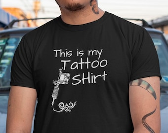 Tattoo Künstler T-Shirt, Geschenk für Tattoo-Liebhaber, lustiges Tinte T-Shirt, Unisex Softstyle Shirt, Tattoo Shop Merchandise