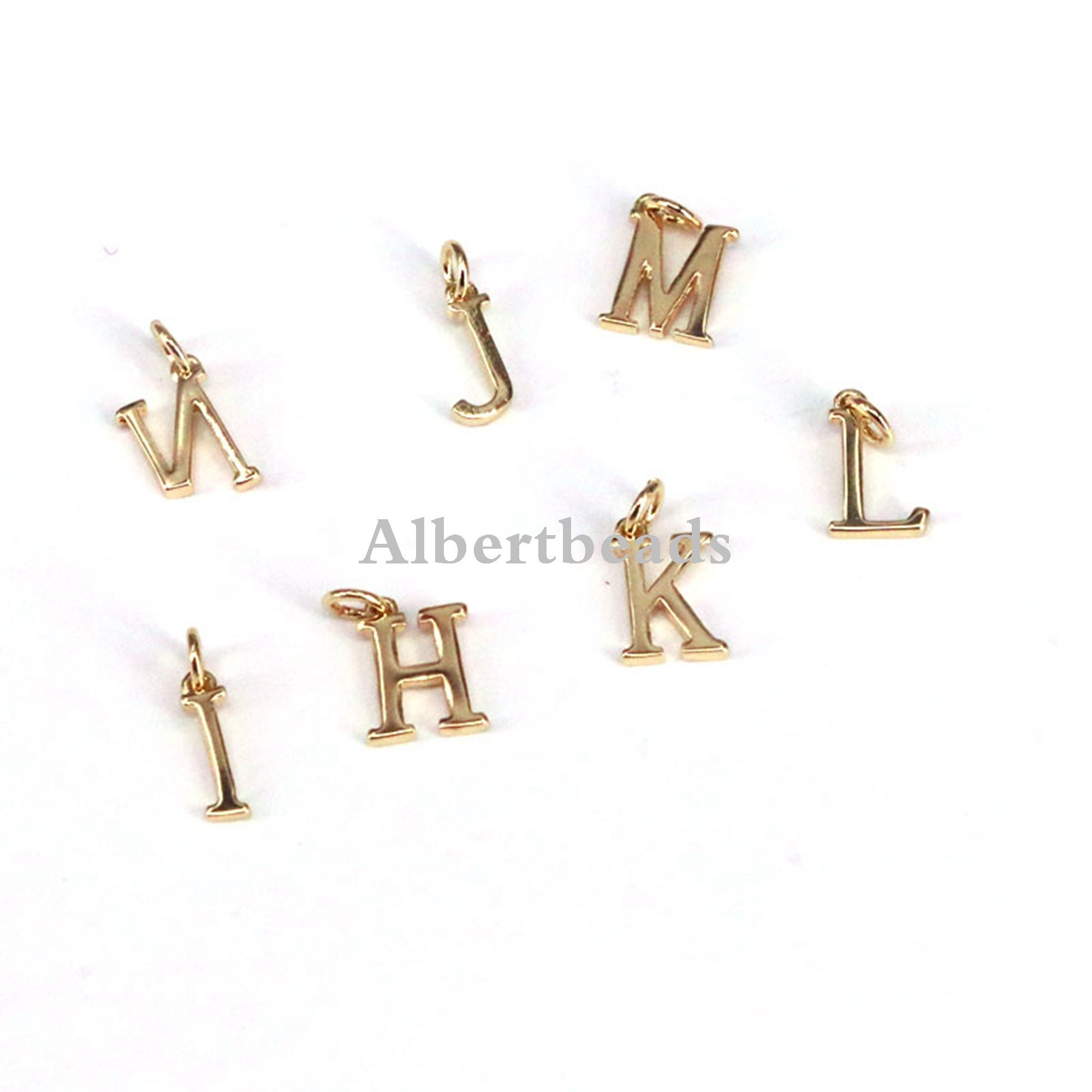 26PCS Capital Letter Charms Uppercase Initial Alphabet Etsy