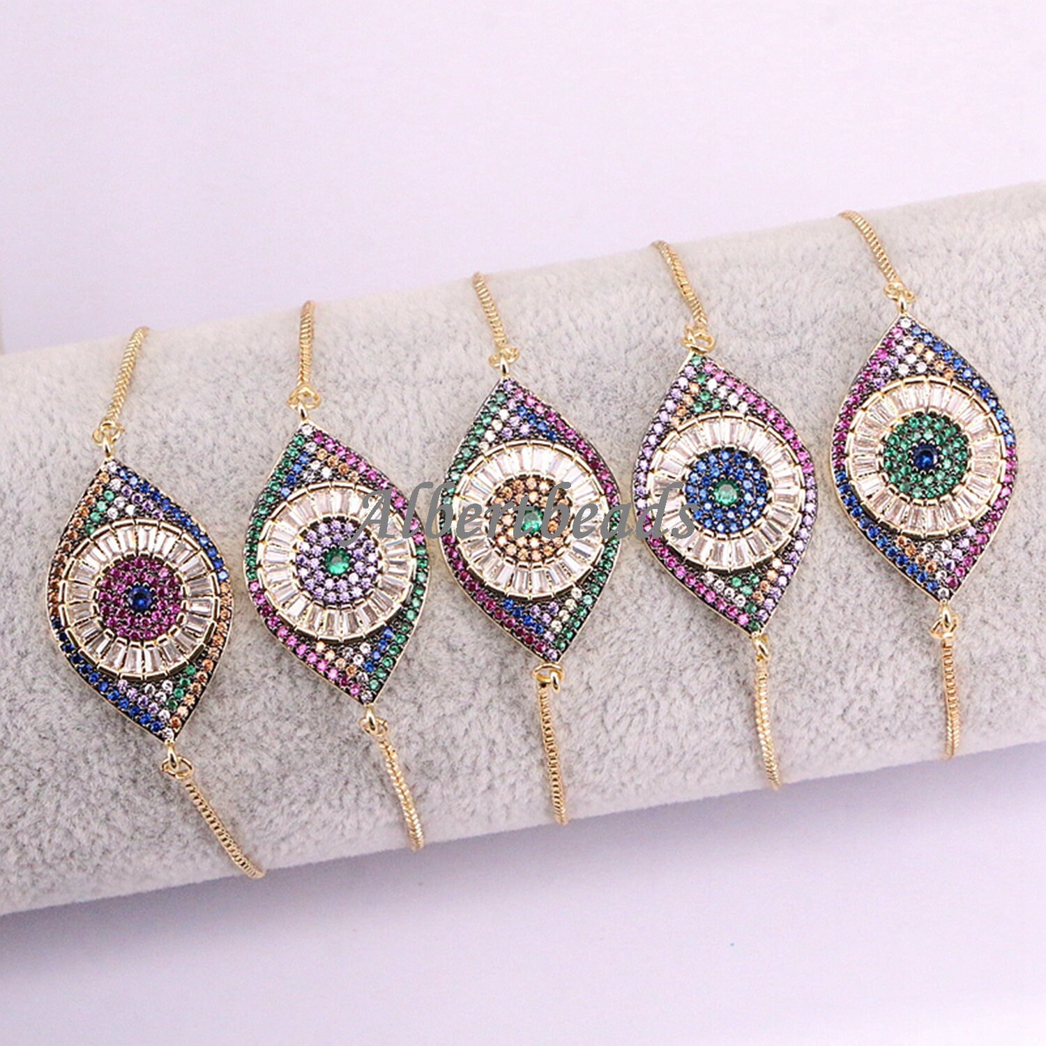 【冬バーゲン★特別送料無料！】 Top AZYZ330-4219 Quality Eye Oval Zirconia Cubic Multicolor スキー
