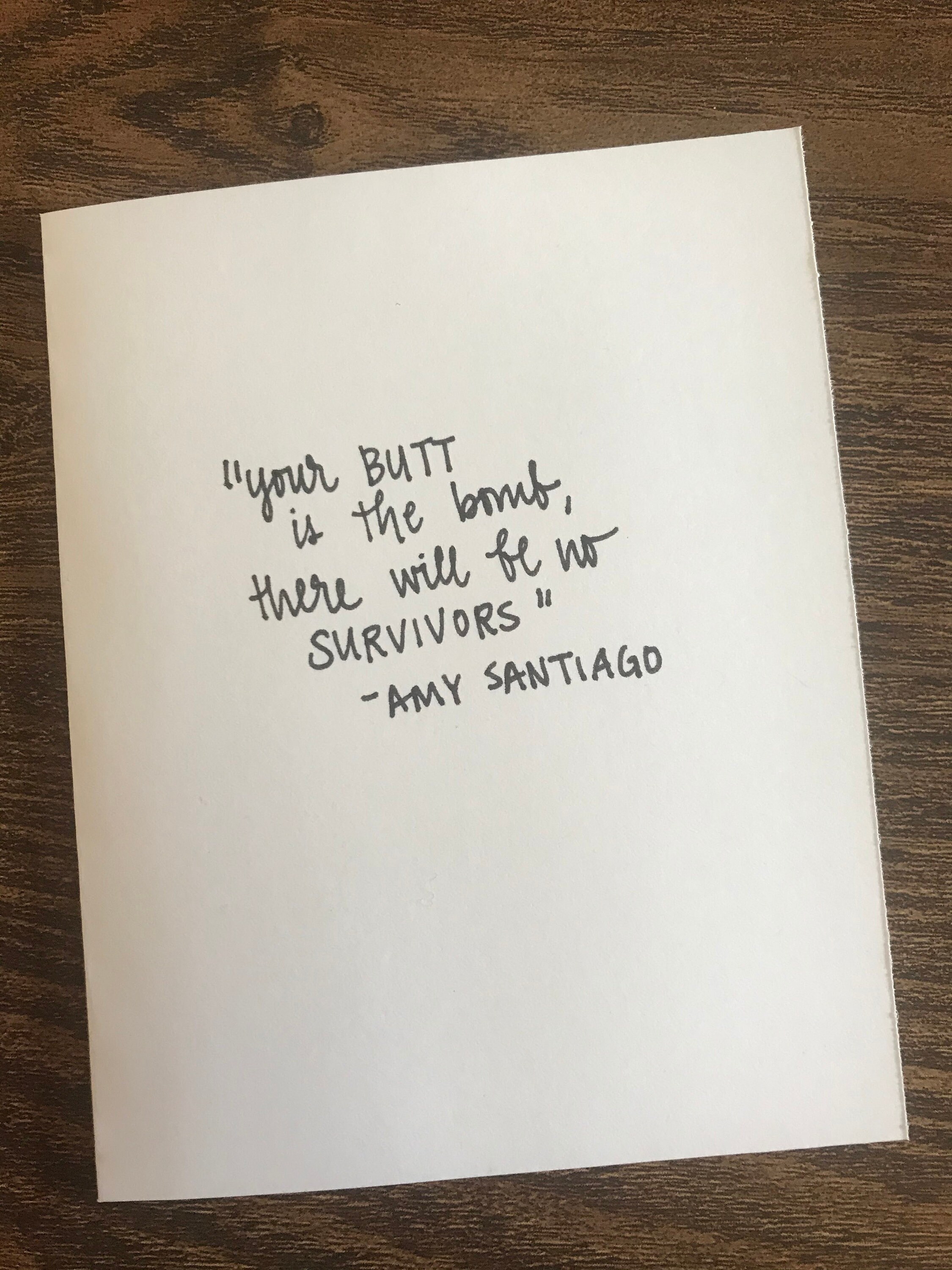 Brooklyn Nine Nine Card Brooklyn 99 Card Amy Santiago Card Etsy Brooklyn Nine Nine Card Brooklyn 99 Card Amy Santiago Card Etsy