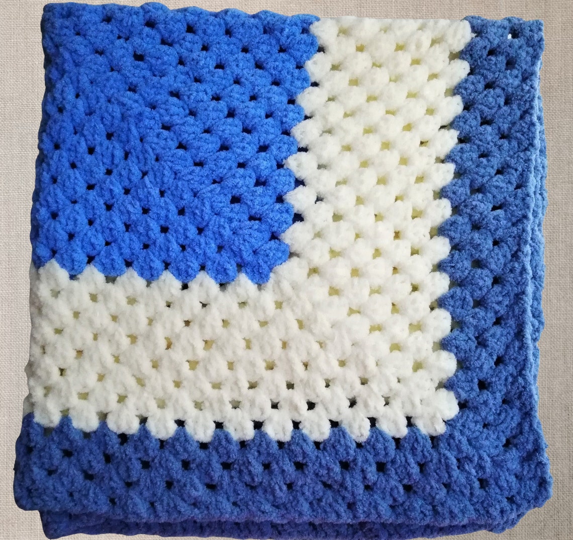 Soft Fluffy Plush Baby Blanket. Plush Baby Boy Blanket . Baby Etsy