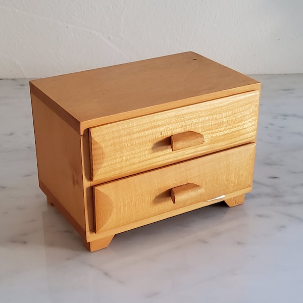 Kleine Holz Kommode, Schmuckkästchen, Puppenmöbel, Mini Kommode