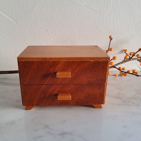 Small wooden dresser, mini cabinet, doll dresser, jewelry box