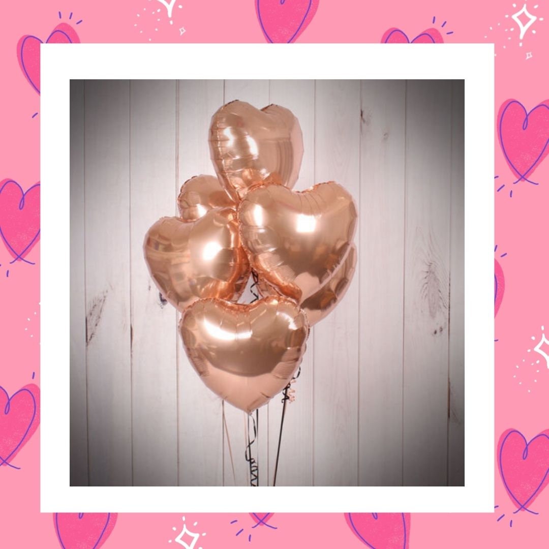 Valentines Helium Balloon Bunches | Etsy