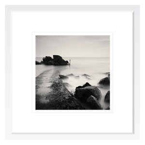 Sandycove Print Fine Art Black and White Photography Irish Landscape Print Dublin Ireland Art Travel Photography Irish Wall Decor image 3