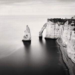 Étretat Art Print Fine Art Black and White Photography French Wall Decor France Art Travel Photography Costal France Photography image 5