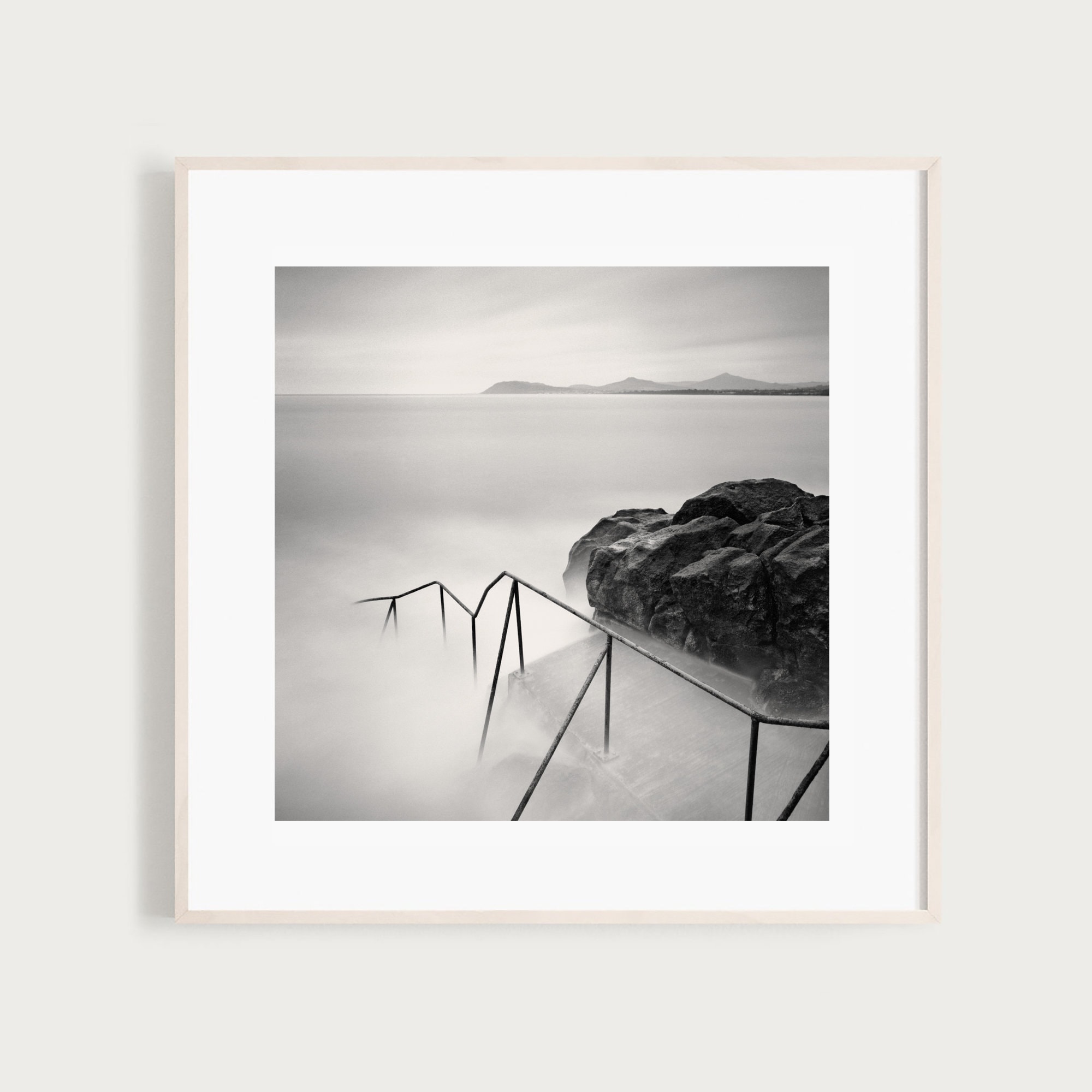 Bains Vico Impression | Photographie noir et blanc d'art | Paysage irlandais | Dublin Irlande Art | Photographie de voyage | Décoration murale irlandaise