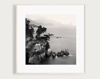 Black and White Photography | Dogashima | Japanese Art Print | Asia Landscape | Costal Japan Photo | Photography Print | Japan Art | Nippon