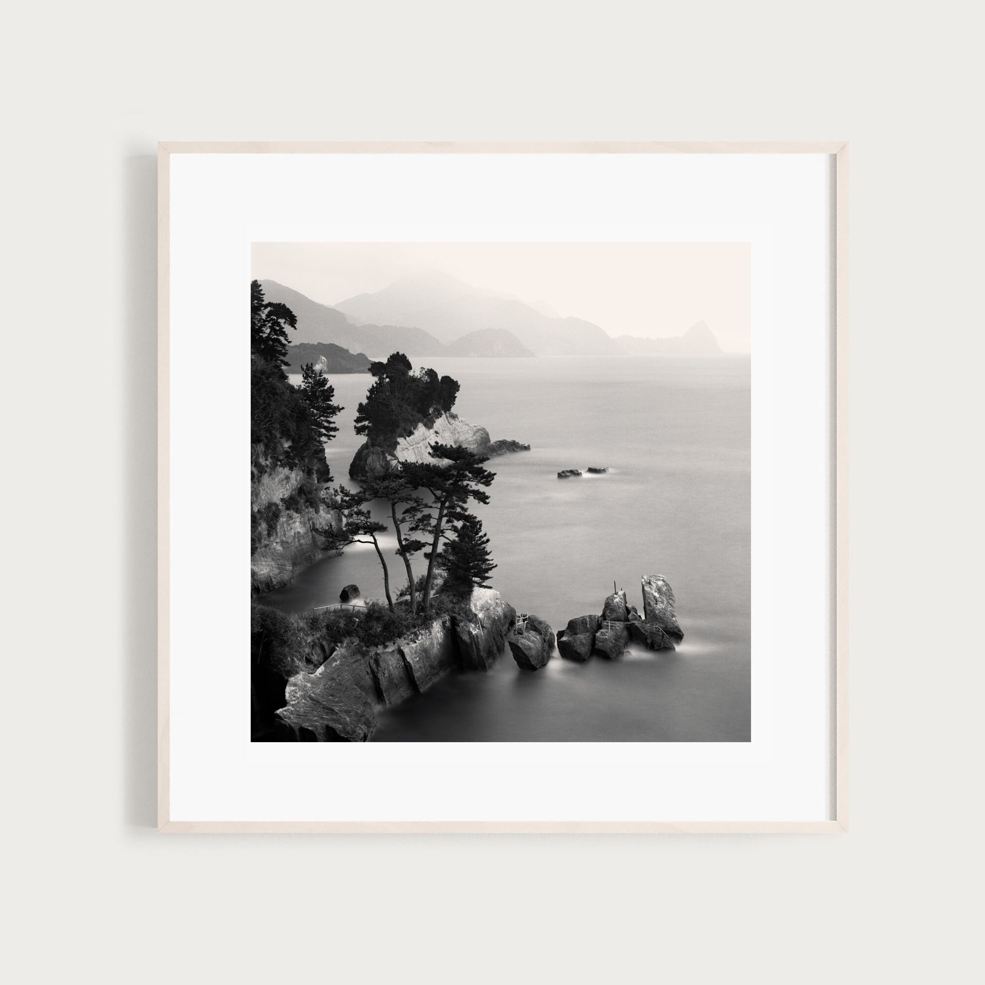 Black and White Photography | Dogashima | Japanese Art Print | Asia Landscape | Costal Japan Photo | Photography Print | Japan Art | Nippon