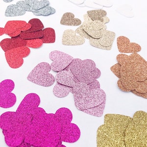 Hart Confetti - 8 Keuzes, Hart Glitter Confetti, Grote Confetti, Confetti, Glitter Confetti, Feest Confetti, Huwelijksbedankjes, Feest Gunsten