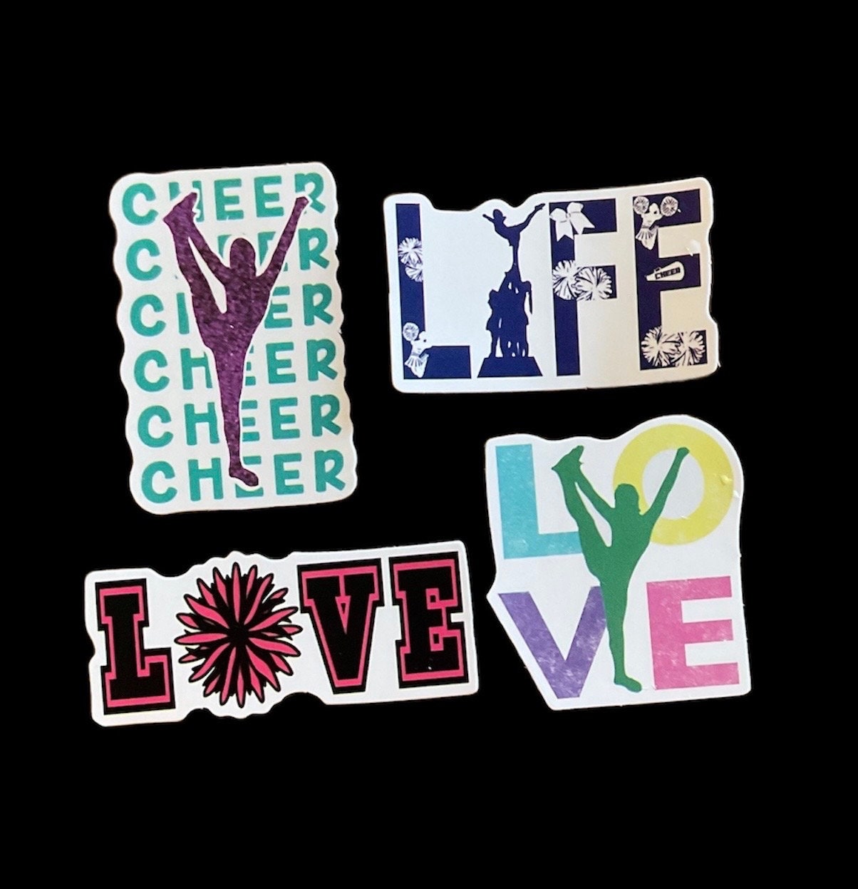Cheerleading Sticker Pack: Waterproof Cheer Mom Stickers (50 PCS) - Etsy