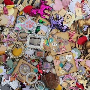 Craft Embellishment Scoop: Junk Journal Trinkets, Stickers, Charms