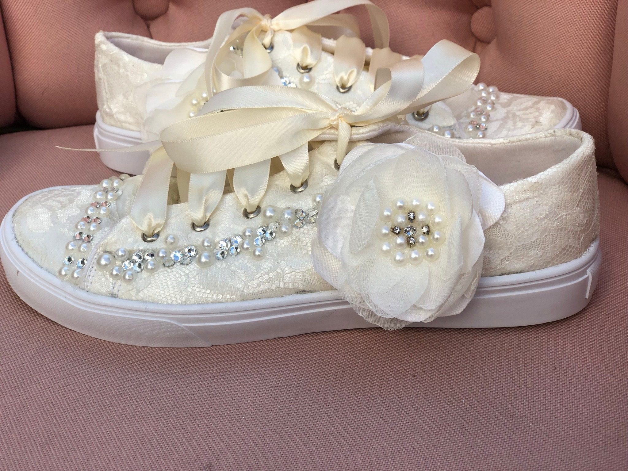entusiasmo agradable en caso Zapatos de encaje de primera comunión para niñas zapatillas - Etsy España