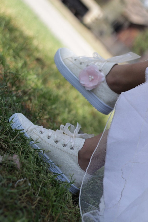 flower girl lace shoes