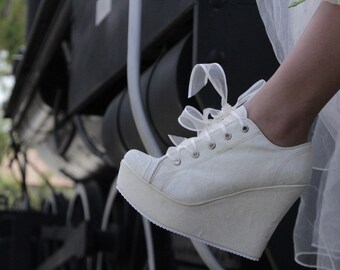 sneaker wedges wedding