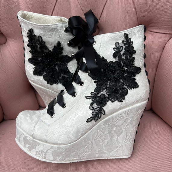white wedding dress black shoes Wedding Gown Black Bridal Heels Wedding Dress Shoes Comfortable Black Heels  For Wedding