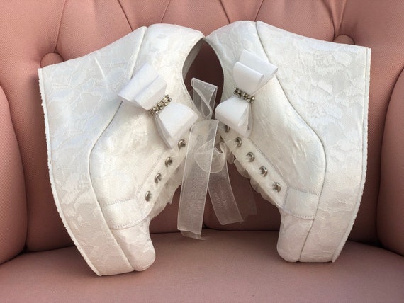 Wedding platform wedges sales