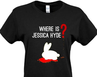 Where is Jessica Hyde?, Utopia , Softstyle Cotton T-Shirt Black Color