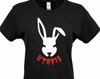Where is Jessica Hyde?, Utopia Collection , Softstyle Cotton T-Shirt Black Color