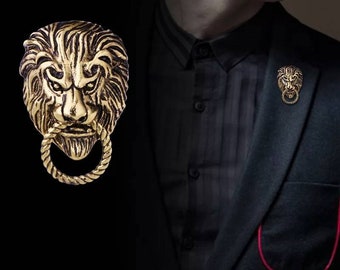 QHG1 Lion Lapel Pin QHG1 Lion Lapel Pin