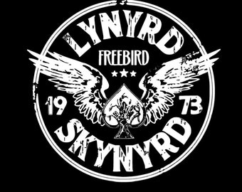 Lynyrd Skynyrd Retro looking 1973 concert style tshirt or sweatshirt. Southern rock t shirt. 70,s Concert tshirt. Retro rock t shirt.