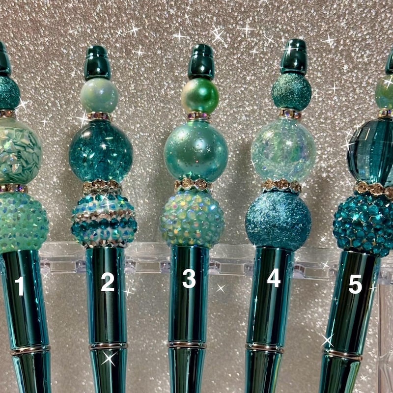 Fancy Beaded Ink Pens - Etsy
