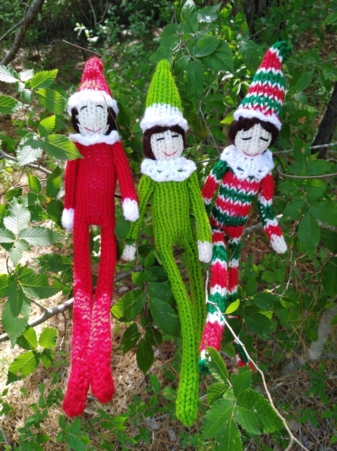 Loom Knitting Christmas Elf PATTERN Christmas Toy Instant Etsy UK