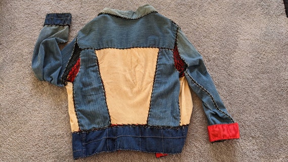 Vintage Hand Sewn Denim Jacket - image 2