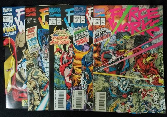 Marvel Comics Force Works Vol 1 1 4 1994 Etsy