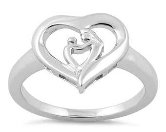 Mother's Love V1 - Sterling Silver - Pregnancy Loss -Baby Loss -Angel Baby -Miscarriage -Stillborn -Remembrance -Memorial Jewelry