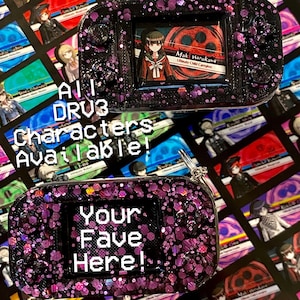 Custom Handmade Danganronpa V3 Handheld Console Keychains! Choose Your Favorite Character! Rantaro, Kaede, Kaito, Maki, K1-B0, Kokichi