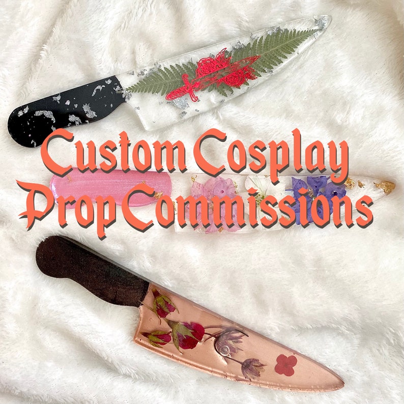 CUSTOM Prop Resin Knives for Cosplay Custom Cosplay Props Etsy