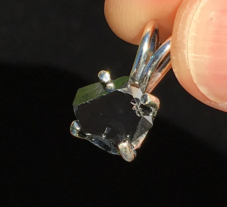10mm #793 BIXBYITE Large Sterling Silver PENDANT