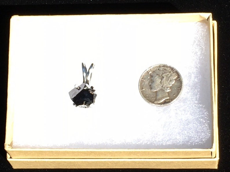 10mm #793 BIXBYITE Large Sterling Silver PENDANT