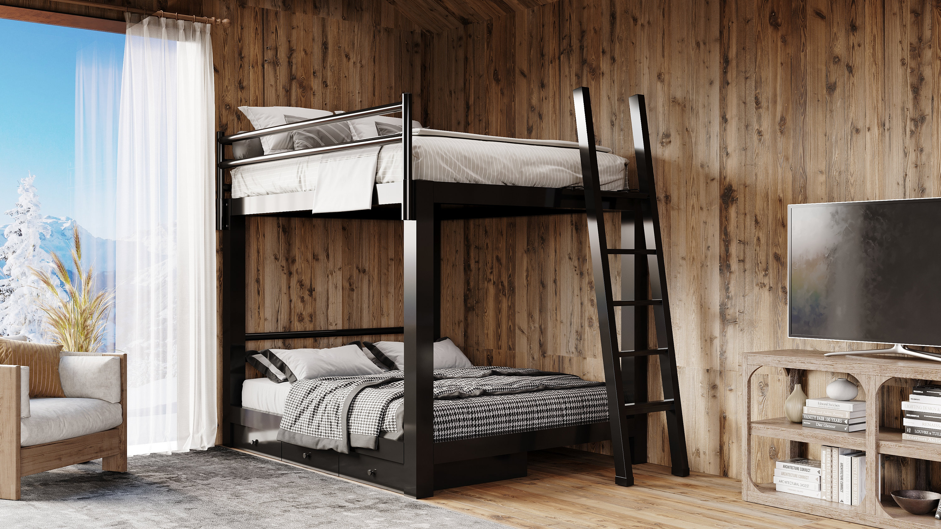 Adult Bunk Bed Etsy