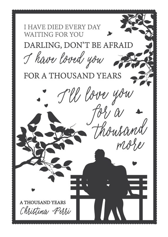 A thousand years Lyrics