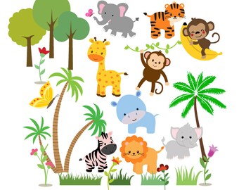 Download Safari Zoo Jungle Etsy