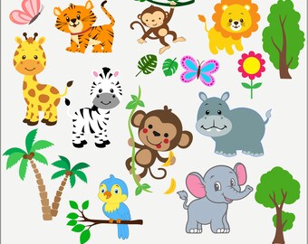 Free Free 101 Baby Jungle Animals Svg Free SVG PNG EPS DXF File