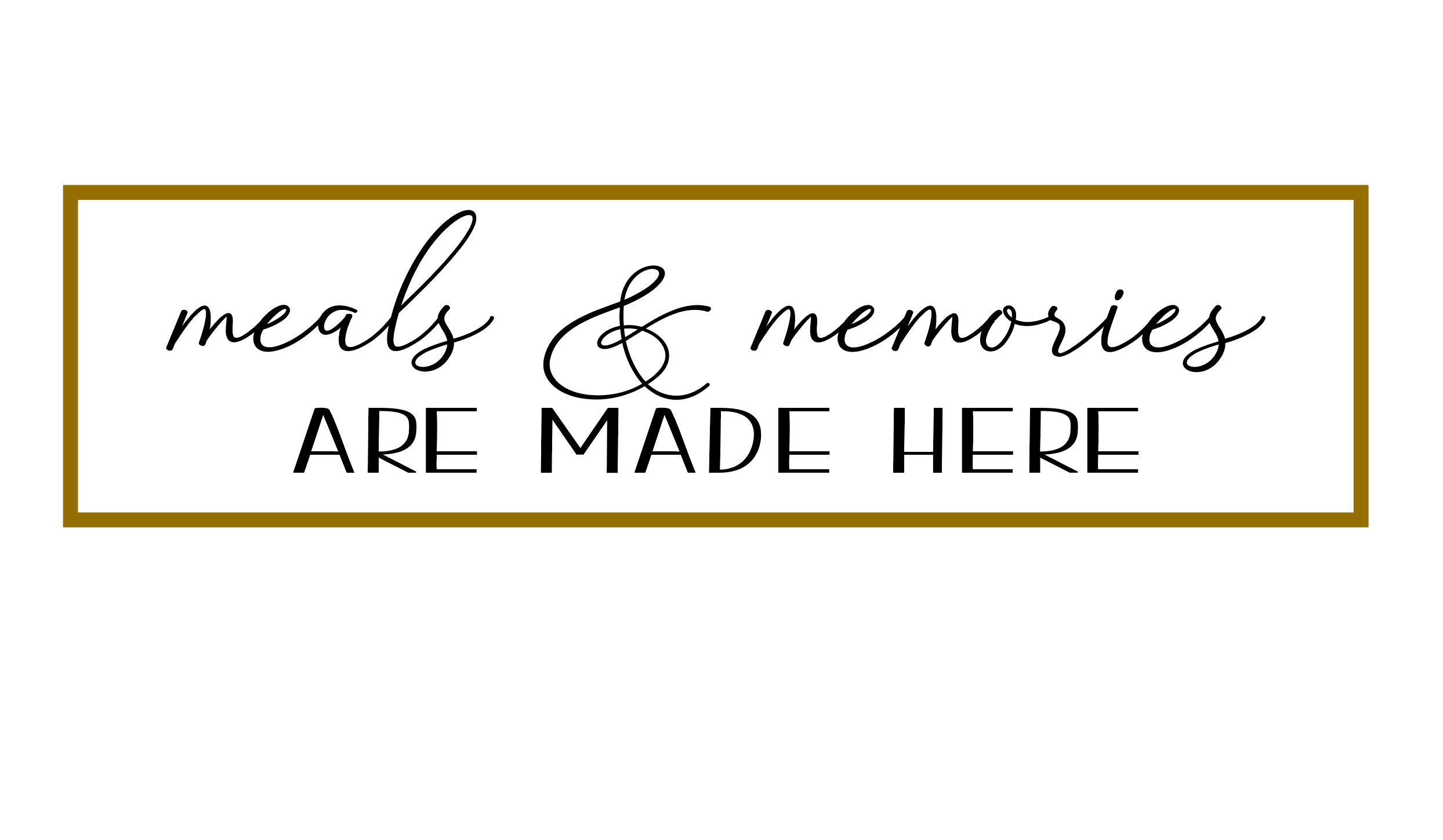 Meals and Memories Are Made Here Svg/kitchen Svg/meals and Etsy