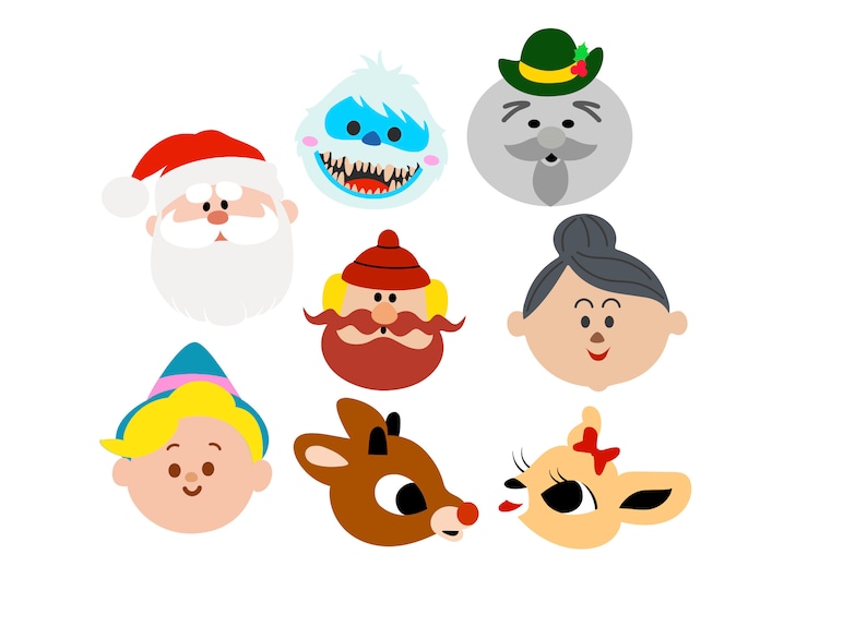 Rudolph the red nose reindeer svg/Rudolph and friends svg/BUmble/...