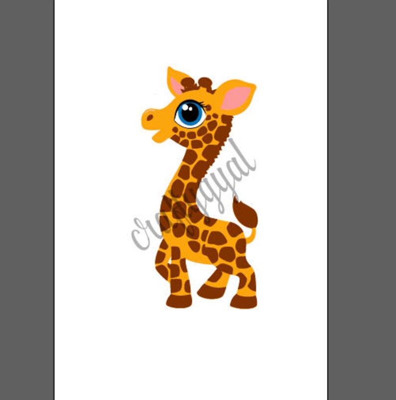 Free Free 270 Cute Baby Giraffe Svg SVG PNG EPS DXF File
