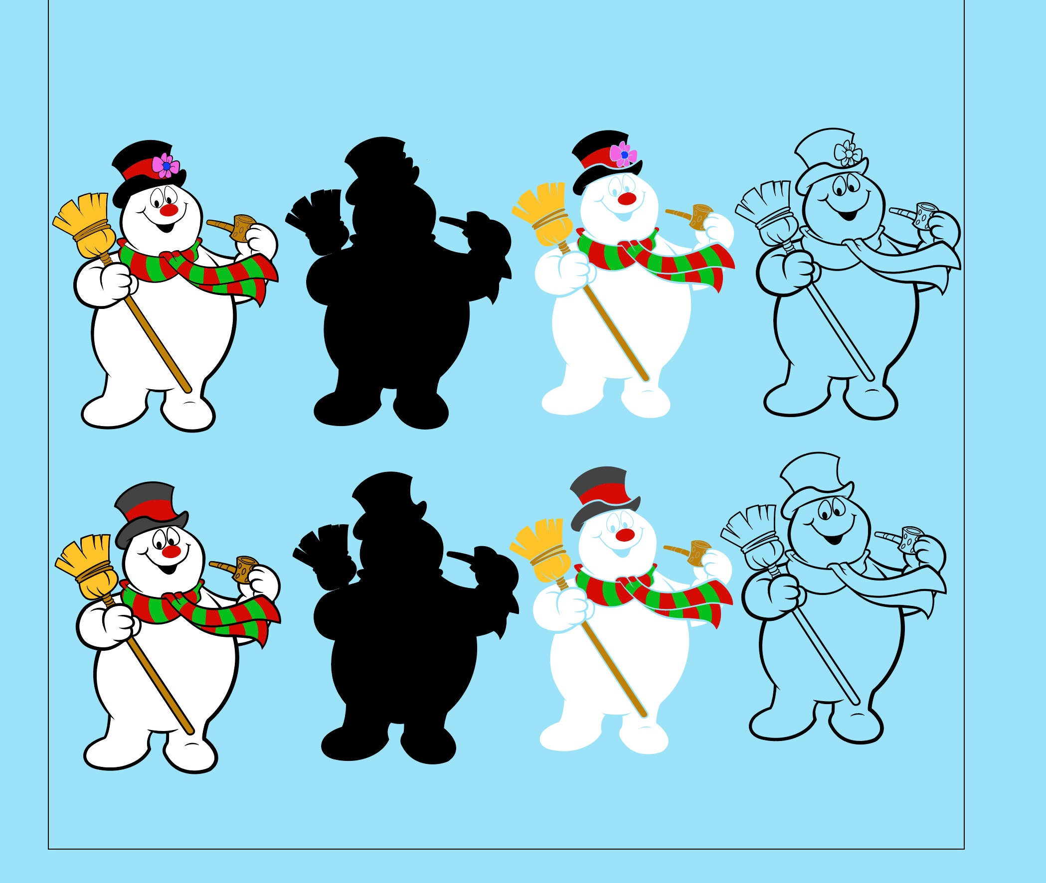 Frosty the Snowman Svg/frosty Svg/snowman Svg | Etsy