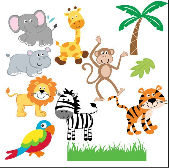 Download Safari Animals Svg Safari Friends Zoo Animals Svg Animal Theme Etsy