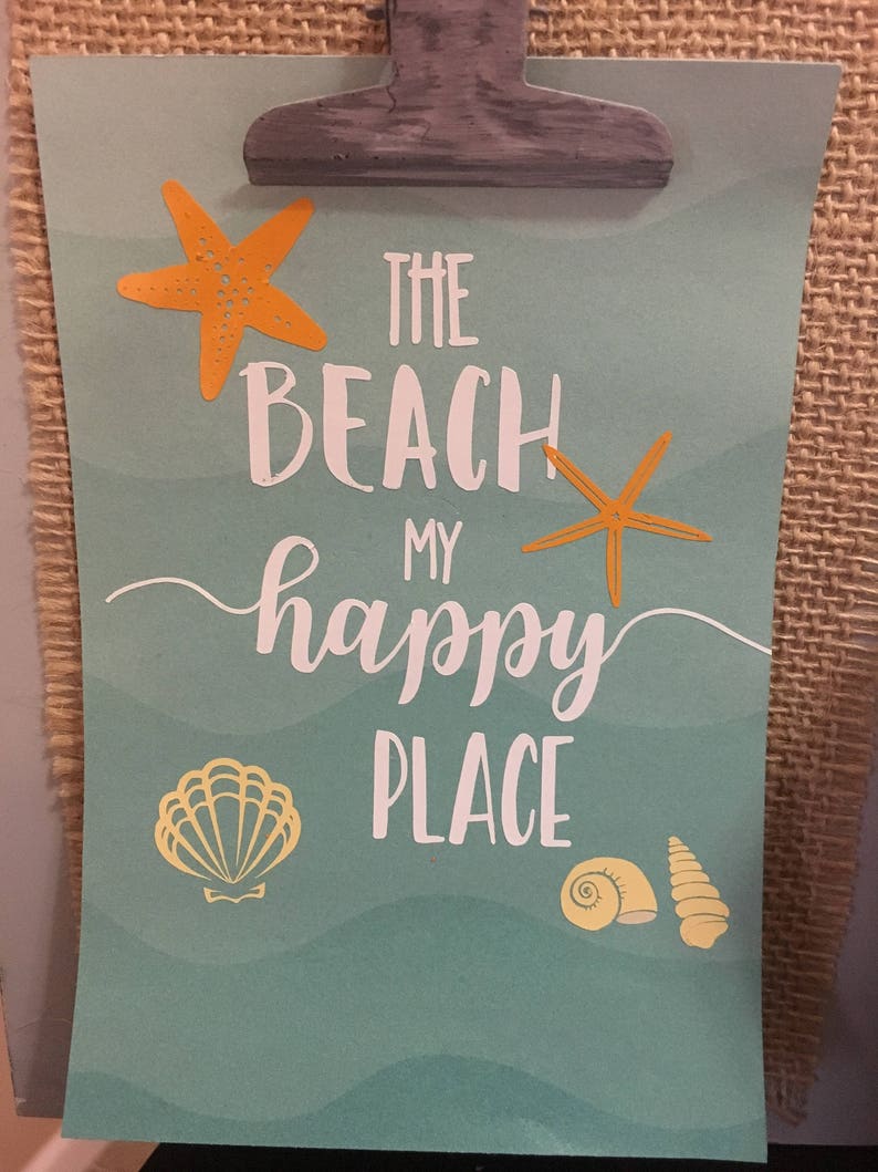 The Beach is My Happy Place Svg/beach Theme Svg/beach Svg Etsy