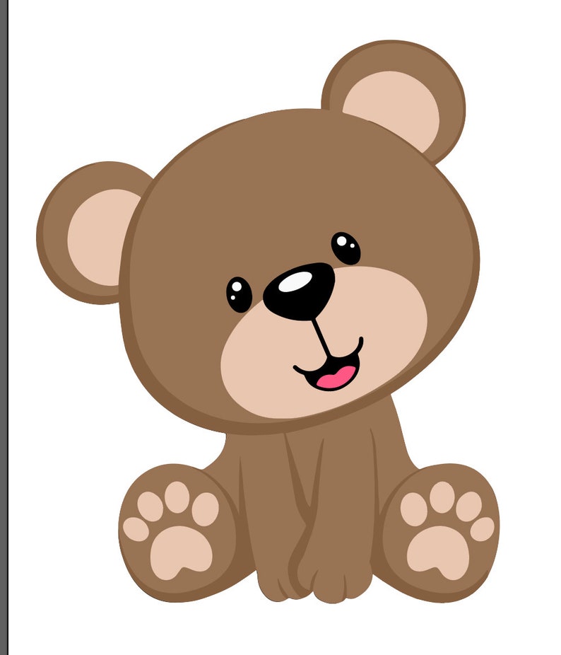 Cute bear svg | Etsy