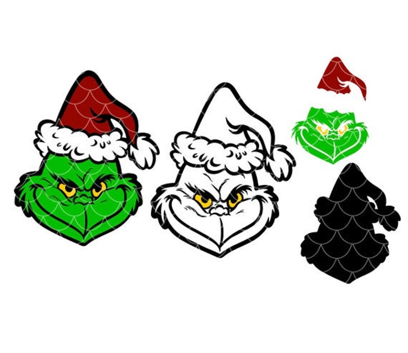 Grinch Svg/grinch Stealing Christmas Lights Svg/grinch Hand Etsy